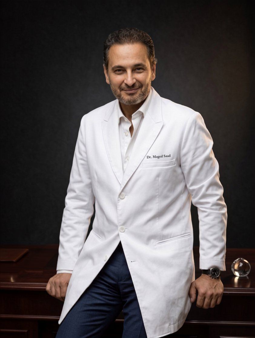 Dr. Maged Saad in his Hinsdale office